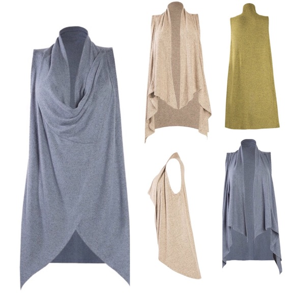 long draped cardigan